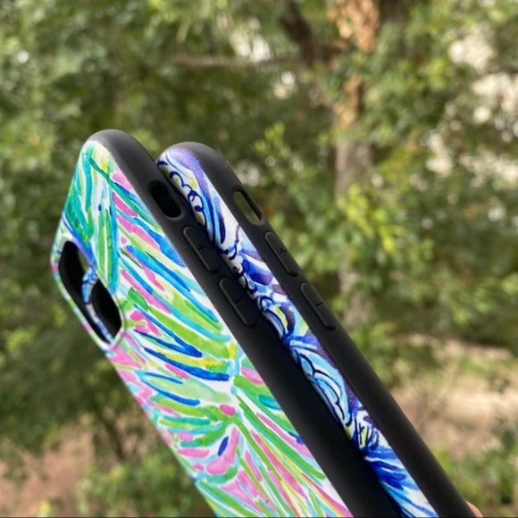 IPhone 11 Lilly Style Preppy Blue Pink Phone Case - Picture 7 of 10